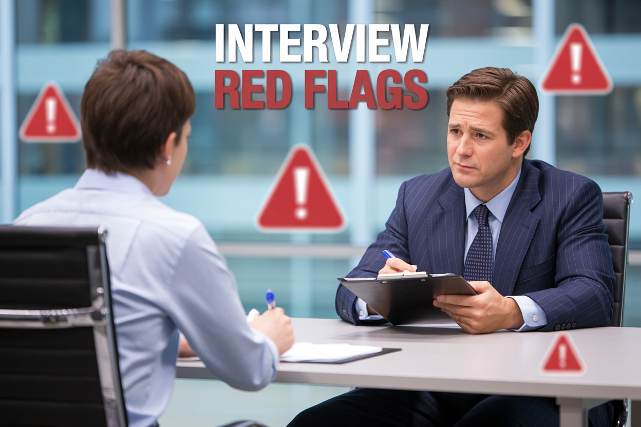 5 Interview Red Flags Every Recruiter Must Know