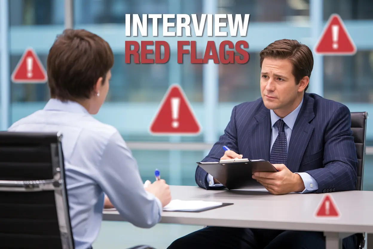 5 Interview Red Flags Every Recruiter Must Know